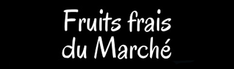 Fruits frais du marché